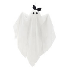 3' Tall LED Hanging Ghost, Bow Ghost