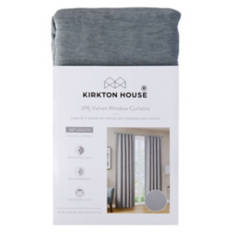 84" Velvet Room Darkening Curtains - Gray, 2 Pack