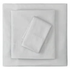 3 Piece Soft & Smooth Twin Size Bed Sheet Set, Gray