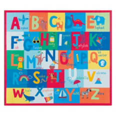 46” x 52” Education Rug, ABC Primary