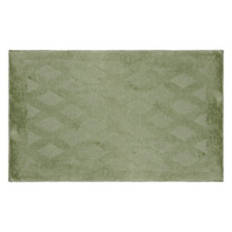 20" x 32" Knitted Memory Foam Bath Rug - Green Diamond