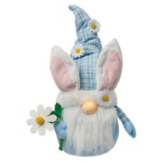 16" Tall LED Bunny Gnome - Daisy