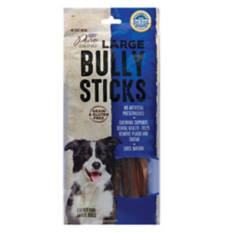 Grain & Gluten Free Large Bully Stick Dog Treats, 4 count