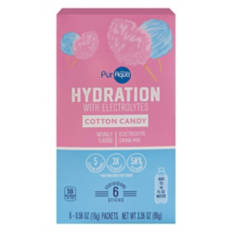 Hydration Electrolytes Sticks - Cotton Candy, 6 count