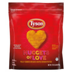 Nuggets of Love Heart-Shaped Chicken Nuggets, 27 oz