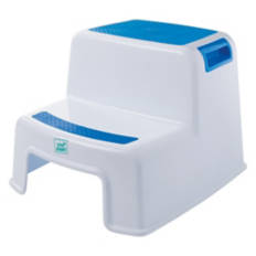 Children's Double Step Stool, Blue