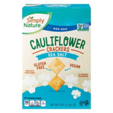 Sea Salt Cauliflower Crackers, 4 oz