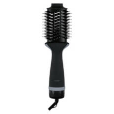 Hot Air Hair Brush, Black/Grey