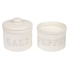 Ceramic Salt & Pepper Cellars