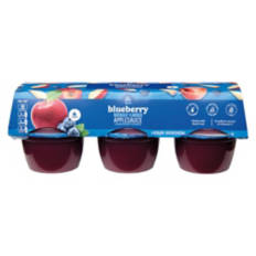 Gluten Free Blueberry Flavored Apple Sauce, 6 cups