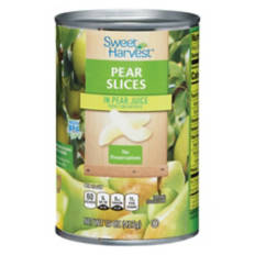 Pear Slices in 100% Juice, 15 oz