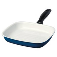 Mini Ceramic Grill Pan, Blue