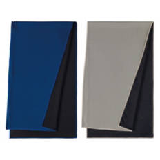 2 Pack Cooling Towels, Blue/Gray