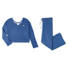 Ladies ALDI Gear Cozy Ribbed Set - Blue, XXL