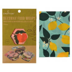 3 Pack Beeswax Food Wraps - Fruit