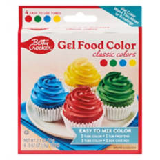 Gel Food Color, 4 count