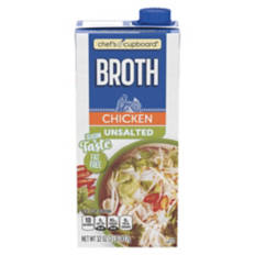 Fat Free Unsalted Chicken Broth, 32 oz