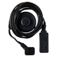 9' Long Indoor Tapper Cord, Black