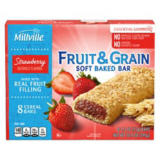 Strawberry Fruit & Grain Cereal Bars, 8 count