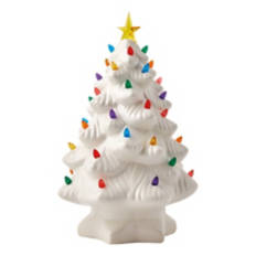 14" Nostalgic Tree - White