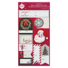 50 Pack Classic Christmas Peel & Stick Gift Tags