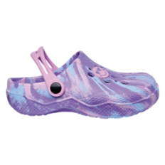 Toddler Clogs with Heel Strap - Purple, 11/12