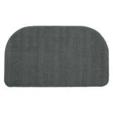 20" x 34" Slice Shaped Kitchen Accent Rug - Gray Vertigo