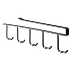 Hanging Kitchen Organizer - Utensil Holder, Black