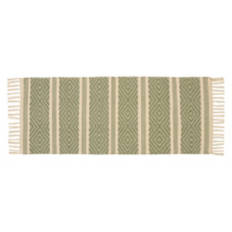 24" x 60" Handwoven Runner - Matthew Green