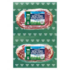 Grass Fed New York Strip Steaks, per lb