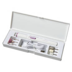 Manicure Pedicure Set, White/Pink