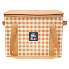 Insulated Collapsible Box Shaped Bag - Orange