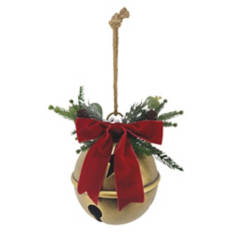 Holiday Décor Jumbo Jingle Bell, Gold