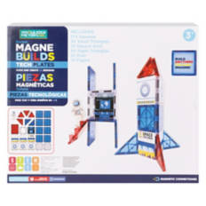 26 Piece Themed Magnetic Tiles - Rocket Launch
