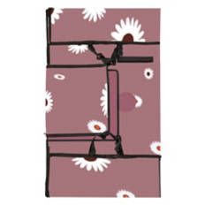 Car Seat Protection Cover, Purple Floral