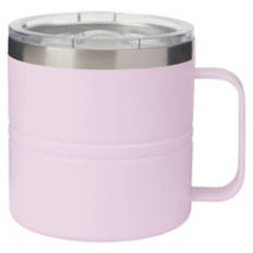 16.5 oz Double Wall Stainless Steel Mug with Lid, Purple