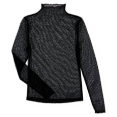 Ladies Lace Layering Top - Black, S