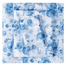 3 Piece Soft & Smooth Twin XL Size Bed Sheet Set, Floral