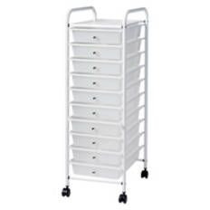 10 Drawers Rolling Cart