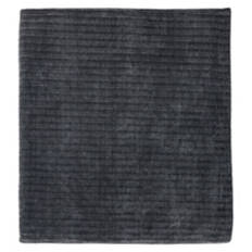 50" x 70" Chenille Throw Blanket, Charcoal