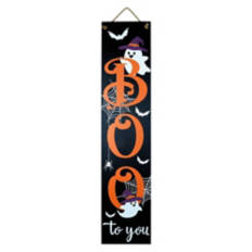 47" Tall Fall Reversible Porch Sign - Pumpkin/Boo
