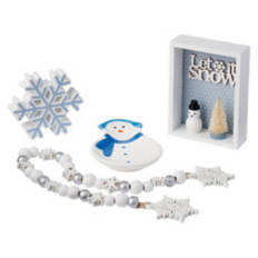 Holiday Tray Objects - Let It Snow Collection