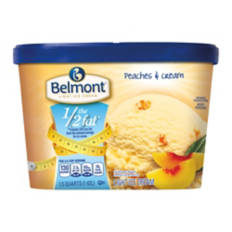 Peaches N Cream Low Fat Ice Cream, 48 fl oz