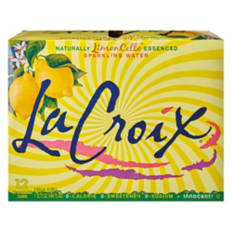 Limon Cello Sparkling Flavored Water - 12 pack, 12 fl oz cans