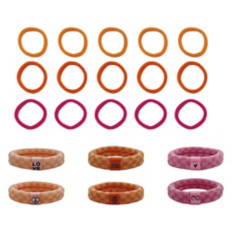 No Crease Ties, Pink/Orange