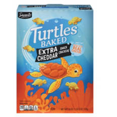 Turtle  Baked Extra Cheddar Snack Crackers, 19 oz