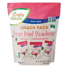 Freeze Dried Strawberry Snack Packs, 6 count