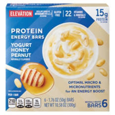 Gluten  Free Yogurt Honey Peanut Protein Energy Bars, 6 count