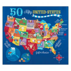 46” x 52” Education Rug, USA