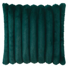 20" x  20" Cozy Accent Pillow, Green Ribbed